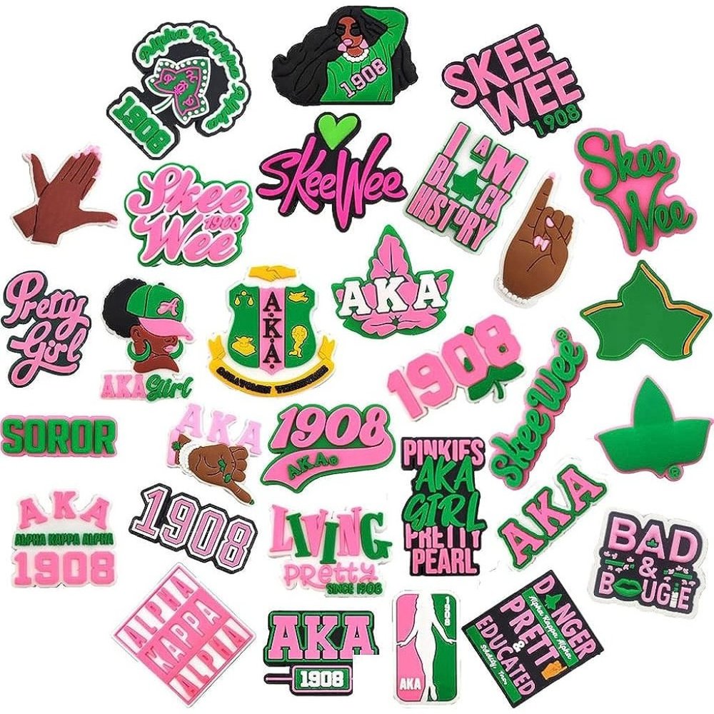 Gìrls 30 PCS Sorority Magic Shoe Charms